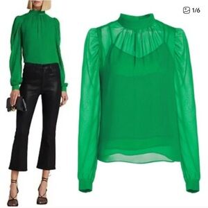 Generation Love Vibrant Green Blouse